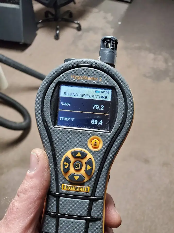 Moisture meter humidity assessment for Fire & Smoke Damage Restoration in South Hill